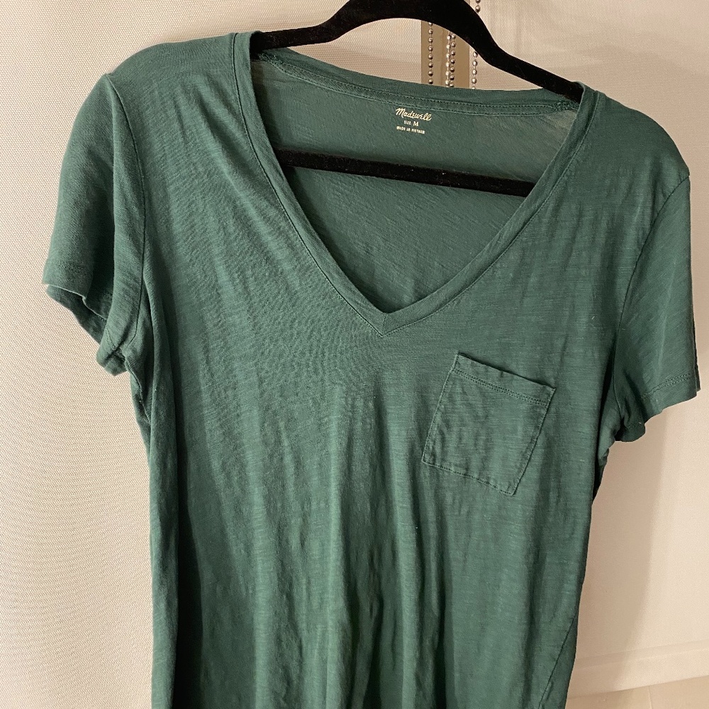 Madewell Green Plain T